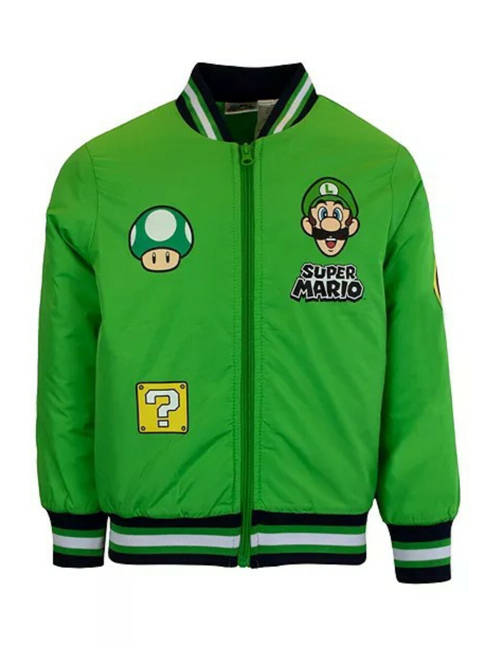 Mario Boys Super Luigi Bomber Jacket